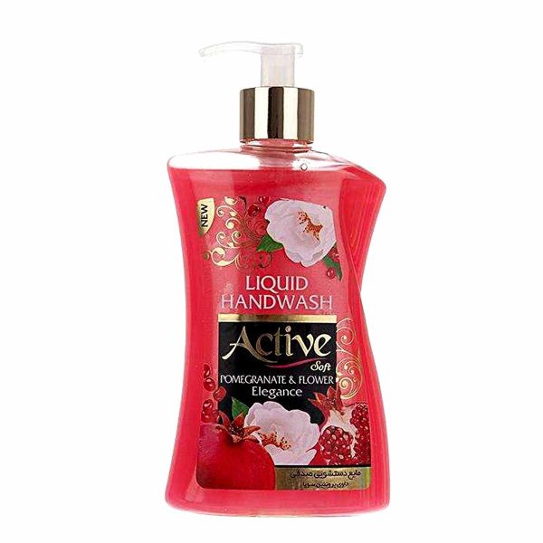 مایع دستشویی صدفی سری رویای ابریشمی رایحه گل و انار اکتیو 450 گرم