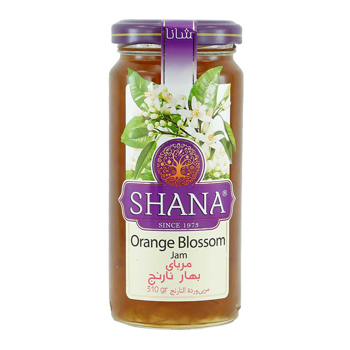 مربای بهار نارنج شیشه شانا 320 گرم