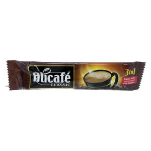 پودر قهوه فوری کلاسیک 3 در 1 علی کافه مالزی 35 + 5 جایزه ( 40 عدد ) 800 گرم