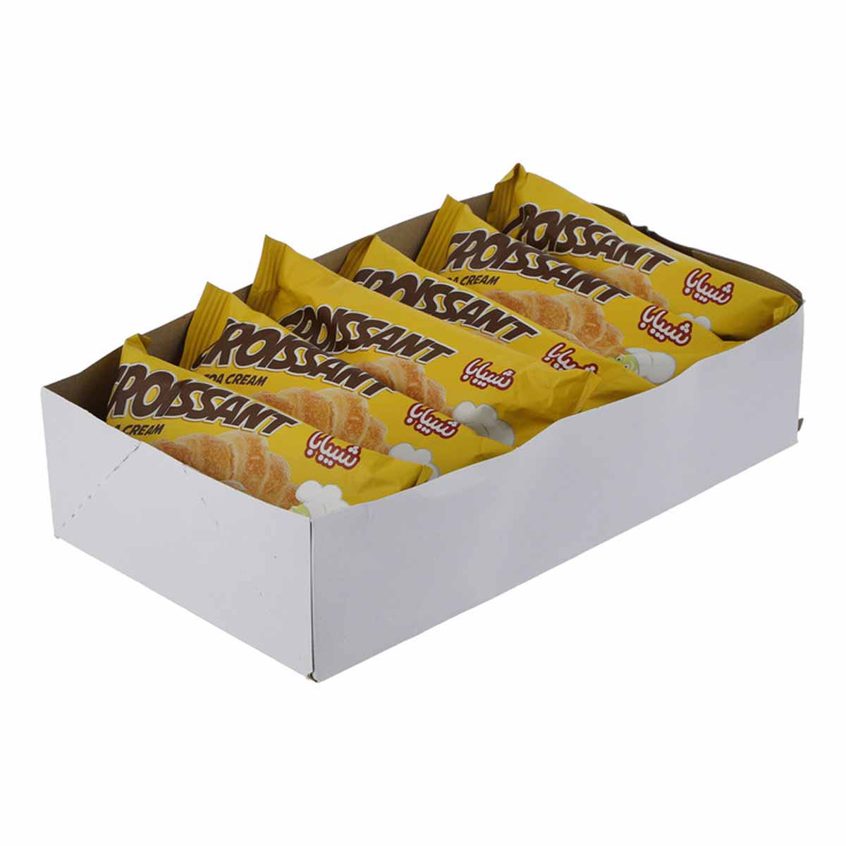 کروسان کرم کاکائویی مولتی پک شیبابا 6 عددی