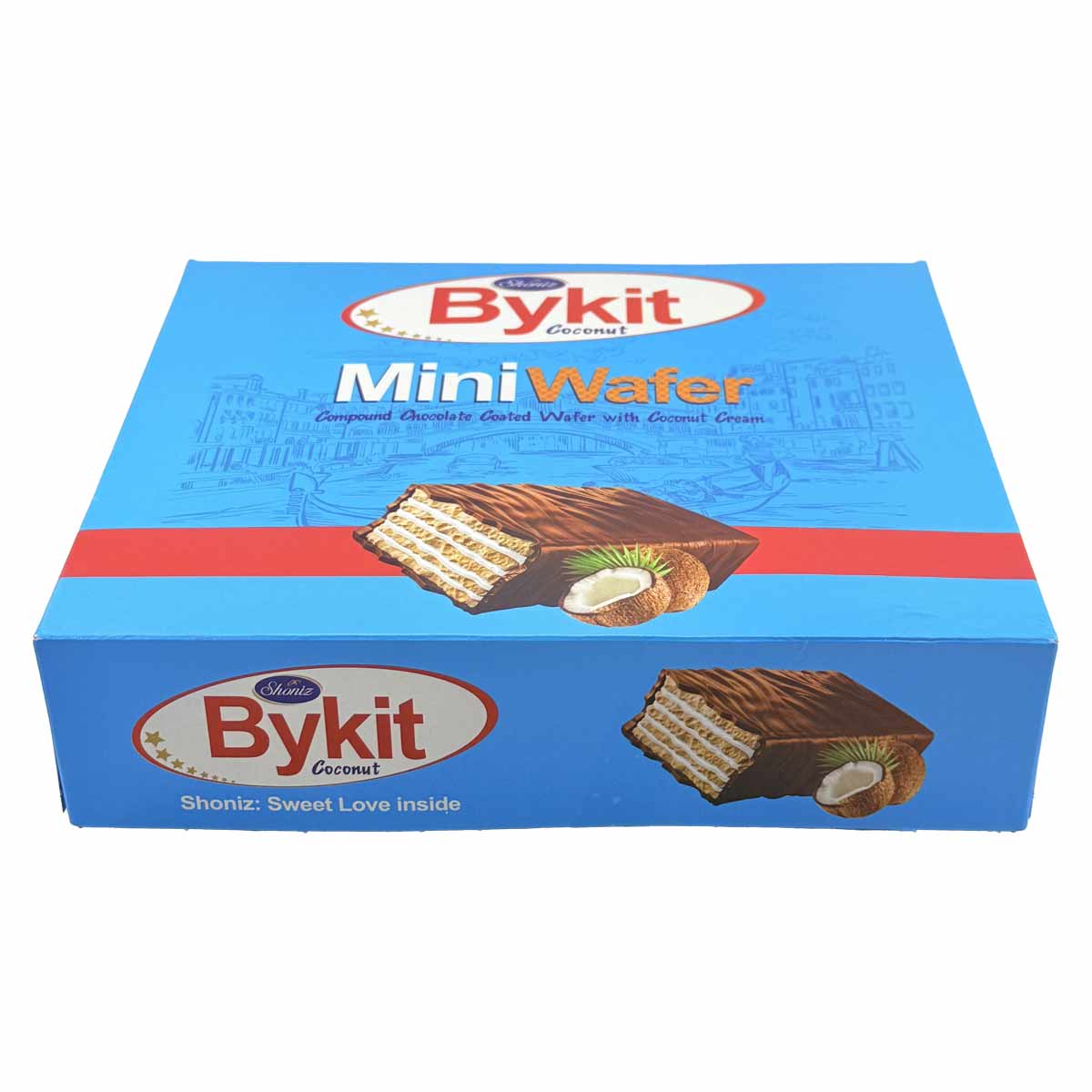 مینی ویفر نارگیلی و روکش کاکائویی بایکیت شونیز 500 گرم